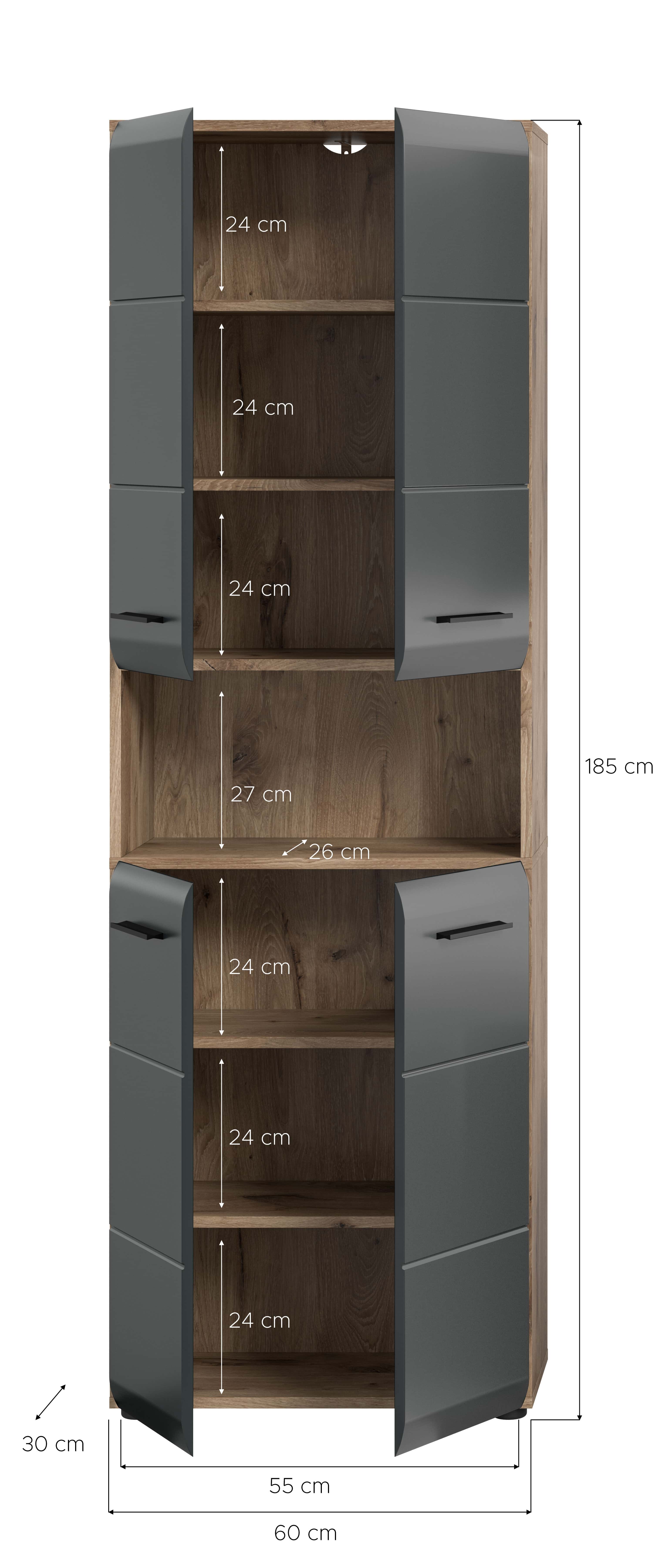 Ice Hochschrank breit Ice Hochschrank breit