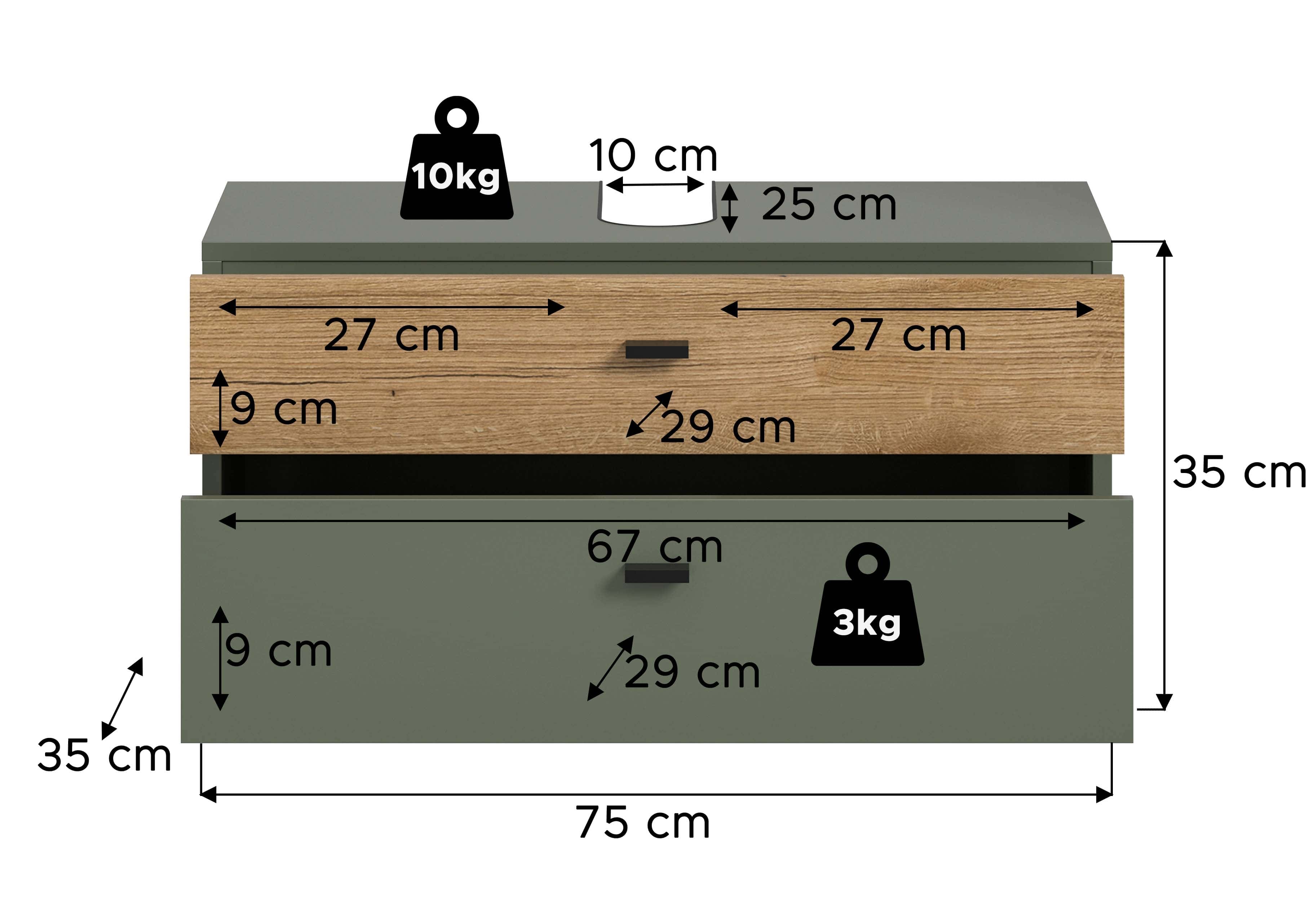 Aqua Waschbeckenunterschrank Aqua Waschbeckenunterschrank