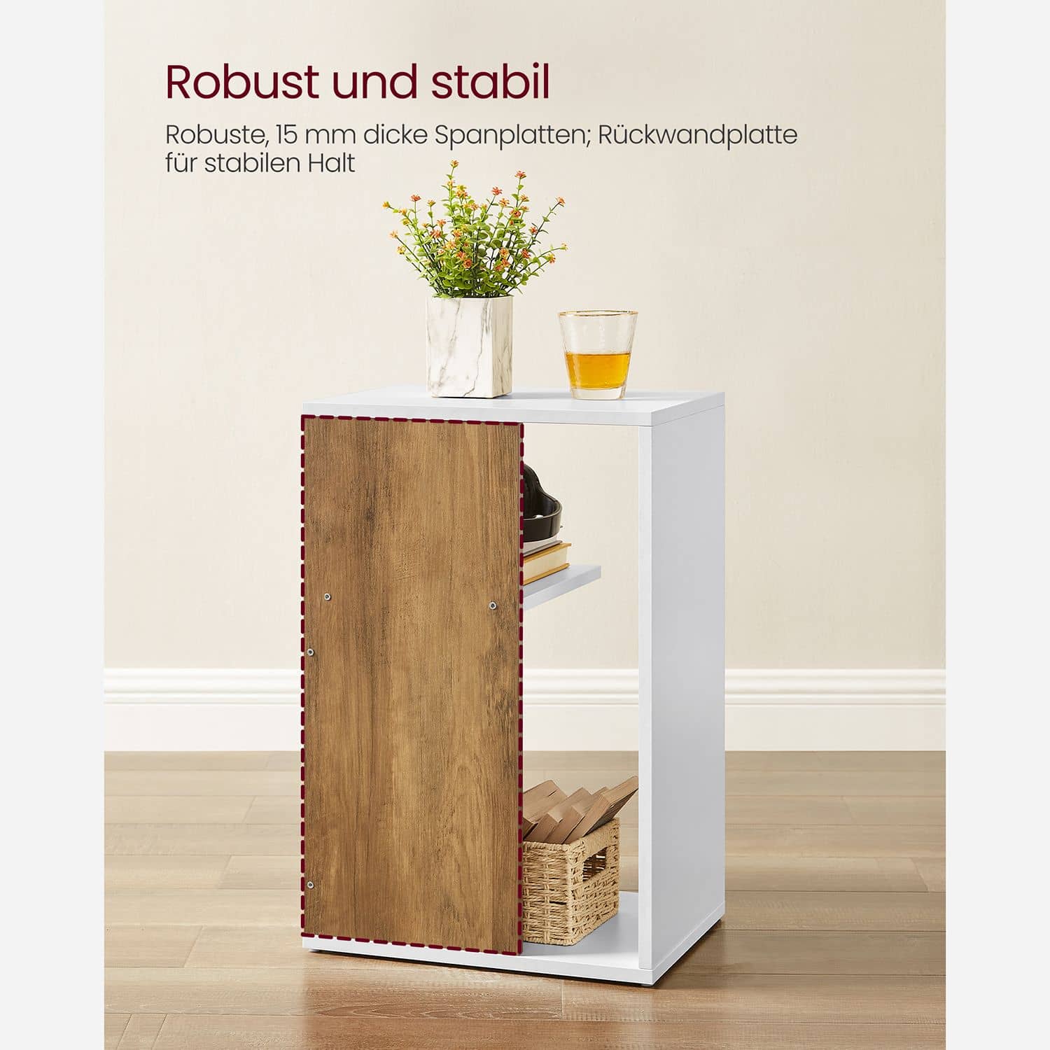 Beistelltisch mit Ablage Beistelltisch mit Ablage