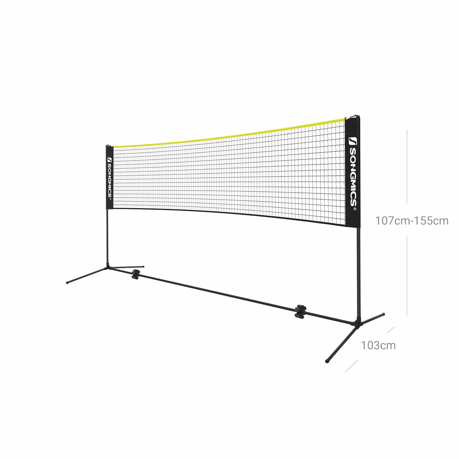 Badmintonnetz schwarz-gelb-SYQ500B02 Badmintonnetz schwarz-gelb-SYQ500B02