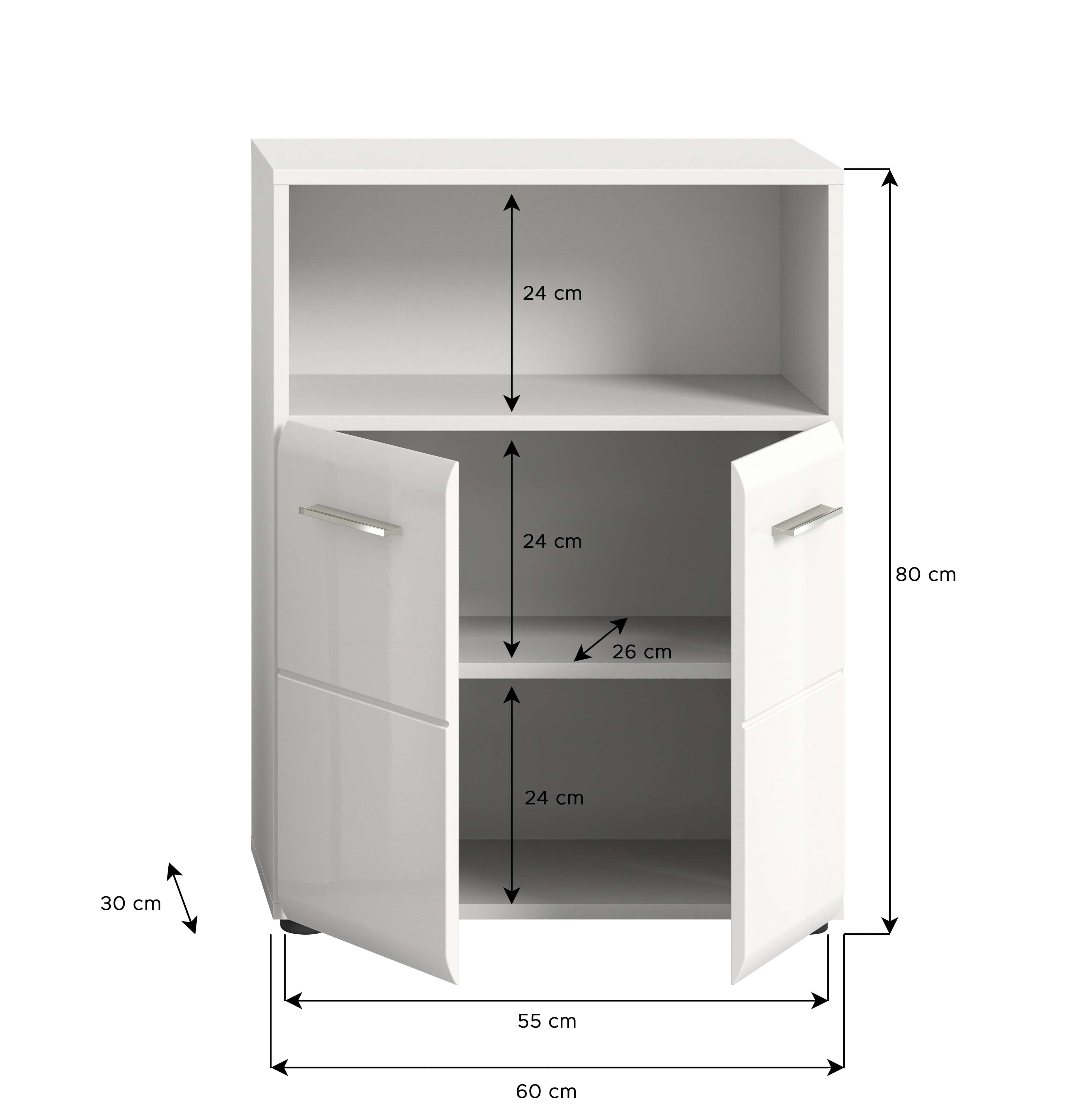 Ice Standschrank breit