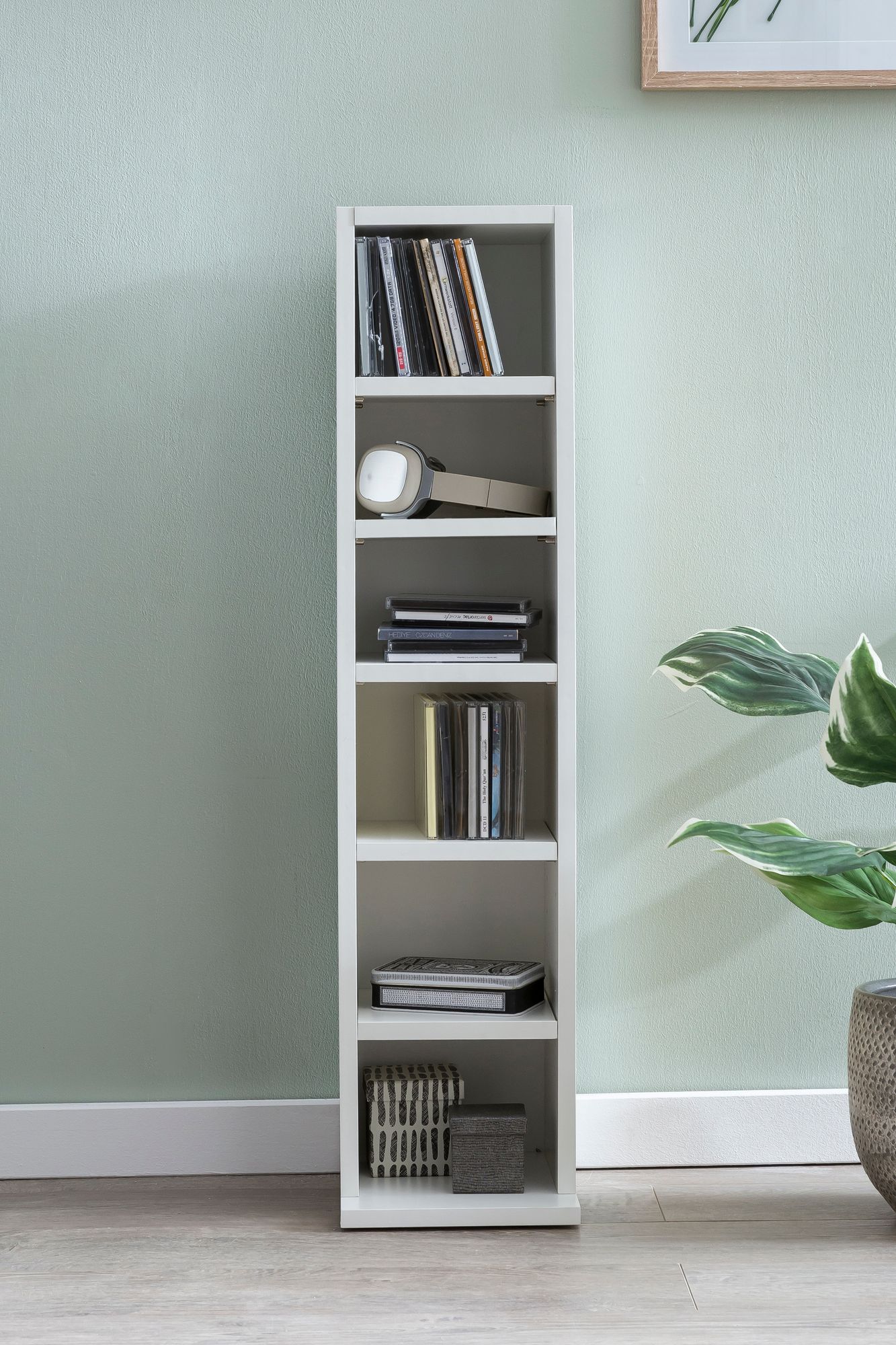 46048-WOHNLING-Buecherregal-Bernd-21x20x90-cm-Wei_39XdnDeiAQ5Eyf Design Bücherregal WL5.336 Weiß 21x91x25,5 cm mit 6 Fächern