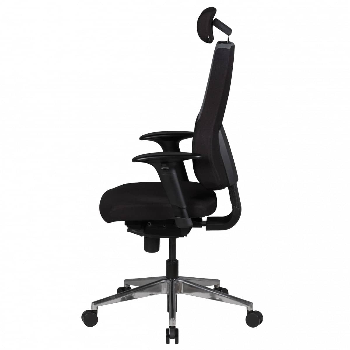 40174-AMSTYLE-Chefsessel-Qentin-SPM1-272-SPM1-272_47Smir3h1Pr7Ou Bürostuhl QENTIN schwarz/grau Schreibtischstuhl Stoffbezug Chefsessel Drehstuhl Synchronmechanik Kopfstütze