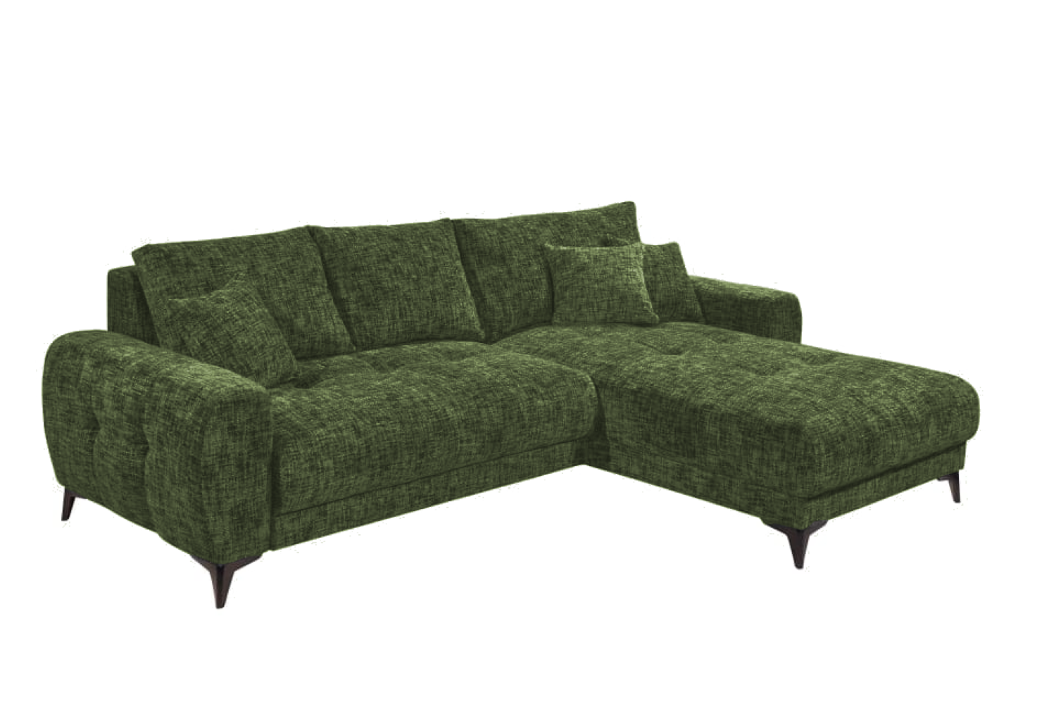 Ecksofa Belluno Schlaffunktion und Bettkasten – Ed Exciting Design, Mikrofaser & Nosagfederung, flexibel montierbar