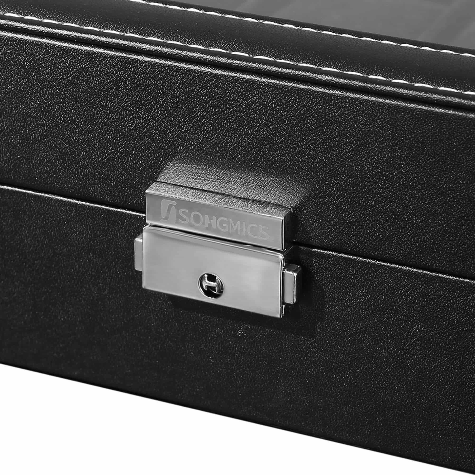 Stilvolle Uhrenbox für 12 Uhren-B34JWB12B