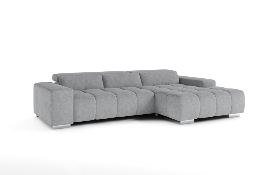 Sofa Orion von Cotta mit elektronischem Sitzvorschub | Material New York Chenille Mikrofaser Sofa Orion von Cotta mit elektronischem Sitzvorschub | Material New York Chenille Mikrofaser