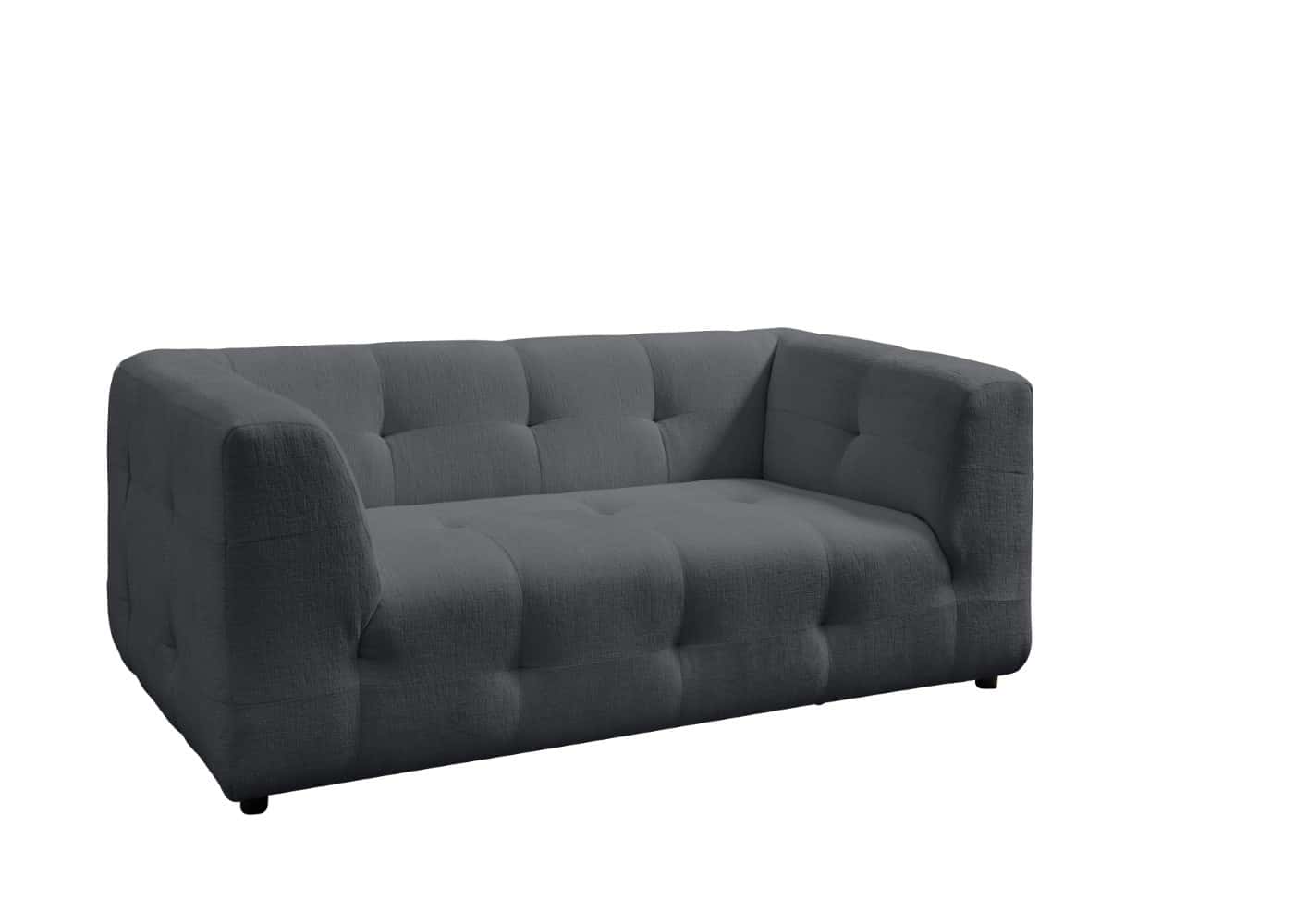 Sofa Set Velice 2,5er+2er+Hocker Benformato | Nero