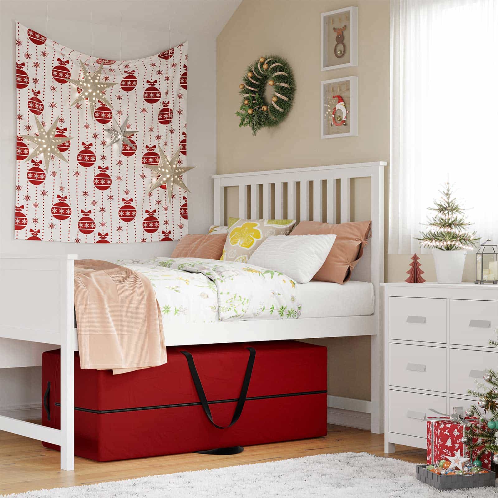 Aufbewahrungstasche für Weihnachtsbaum rot-RXS003R01 Aufbewahrungstasche für Weihnachtsbaum rot-RXS003R01