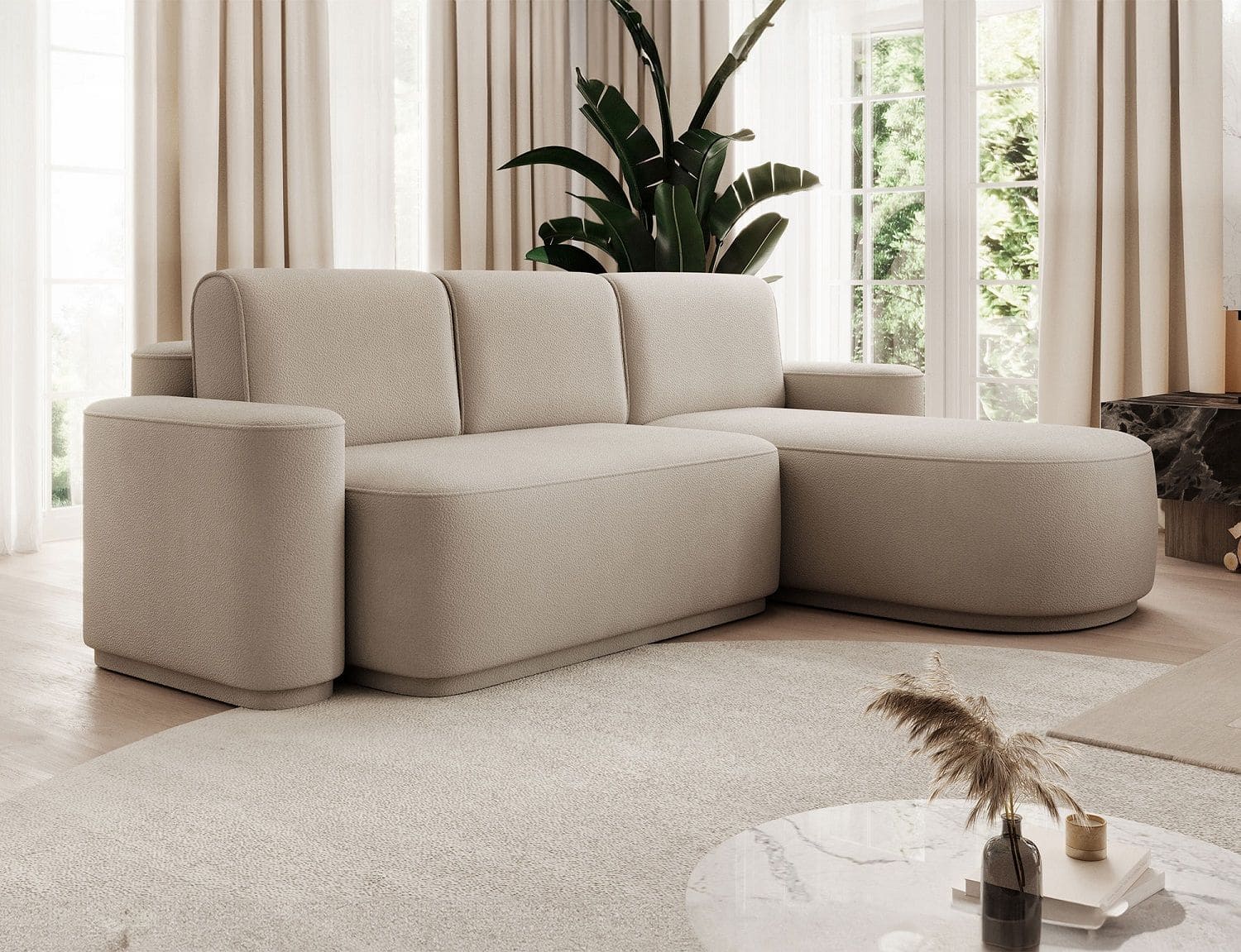 Ecksofa Aurumm mit Schlaffunktion – Eltap Amore Stoff modern Ecksofa Aurumm mit Schlaffunktion – Eltap Amore Stoff modern