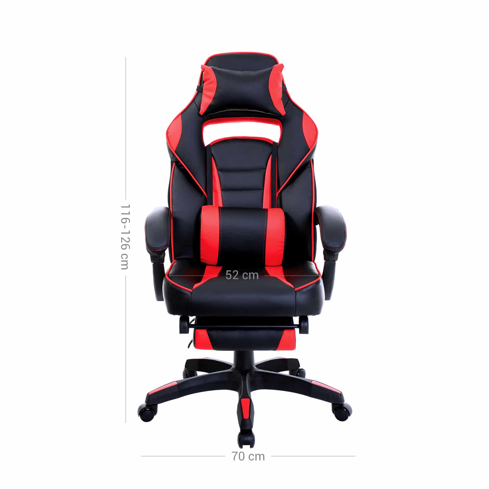 Gamingchair Schwarz-Rot-B34OBG73BRV1 Gamingchair Schwarz-Rot-B34OBG73BRV1