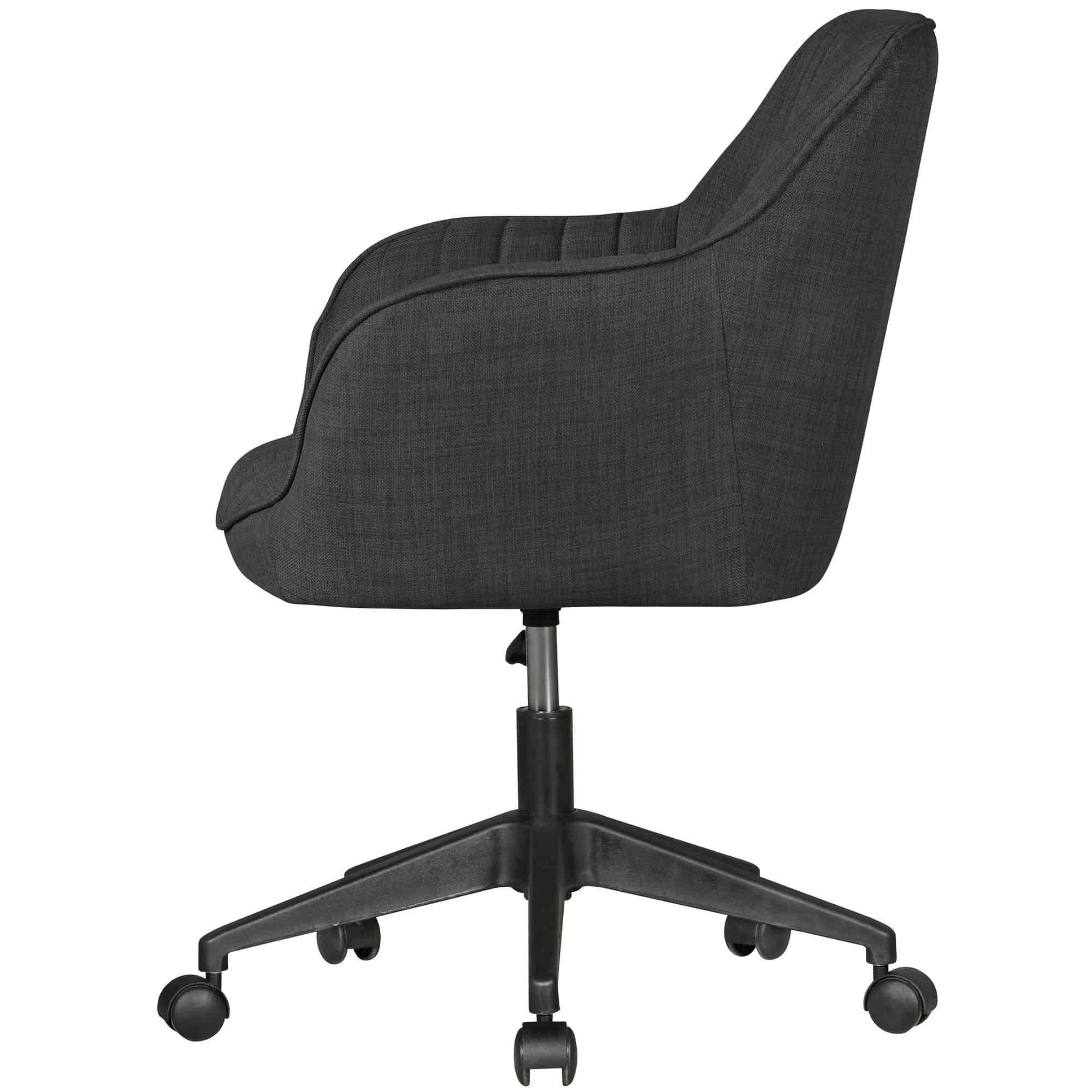 48266-AMSTYLE-Schreibtischstuhl-MARA-Anthrazit-SP_3 Schreibtischstuhl MIAMI Anthrazit Stoff Design Drehstuhl mit Lehne 120 kg