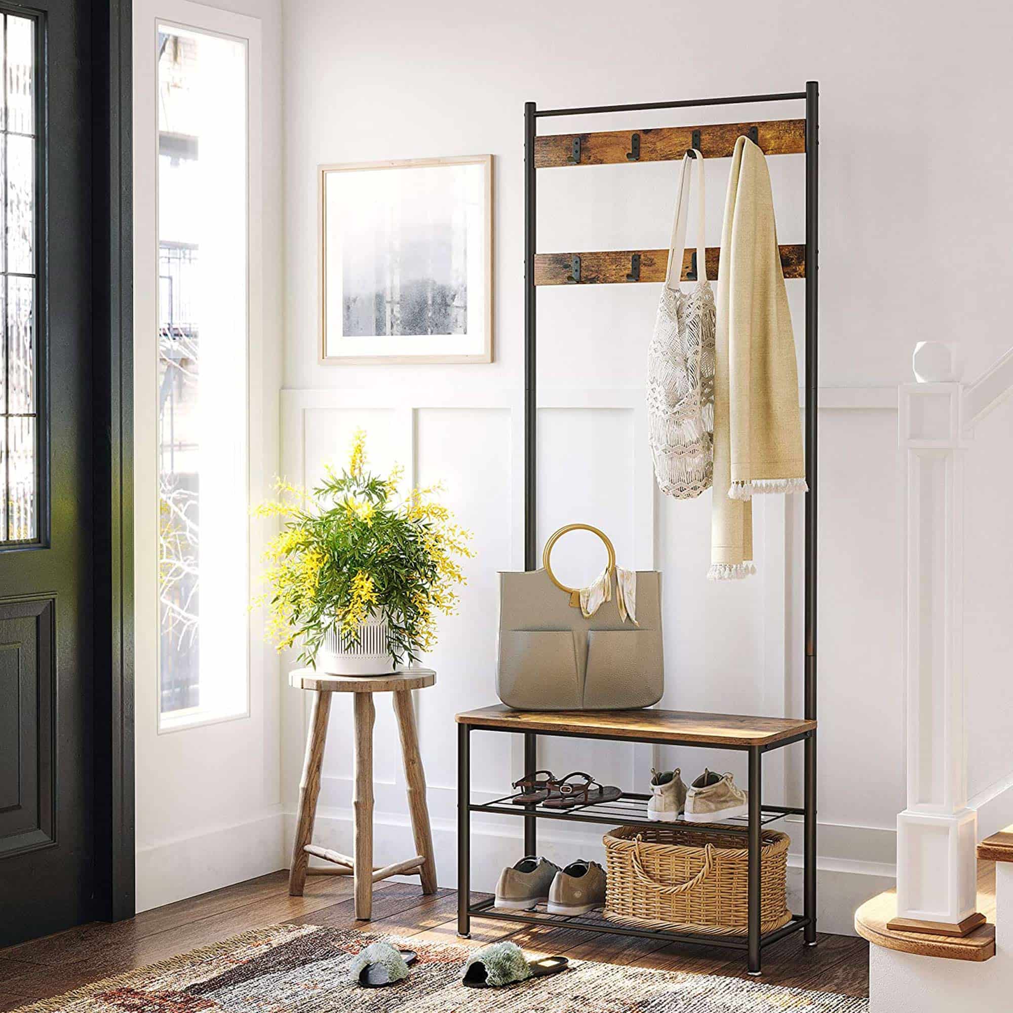 Industriestil Garderobe & Schuhablage-B34HSR41BX Industriestil Garderobe & Schuhablage-B34HSR41BX