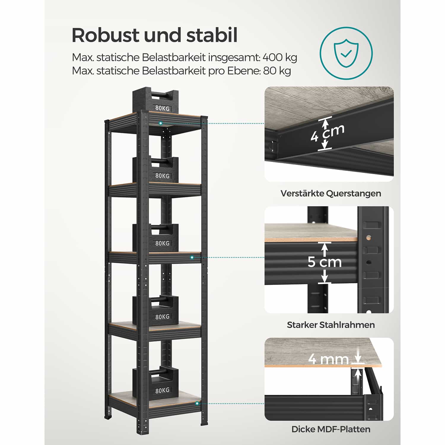 5 Ablagen greige-schwarz-B34GLR037B11 5 Ablagen greige-schwarz-B34GLR037B11