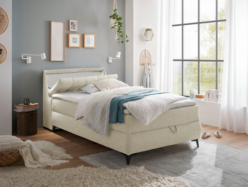 Atlantis-120_Lumos-21-Ivory_Milieu_FKt Sanfte Harmonie: Ivory Boxbett in Flachgewebe - Myhomelando