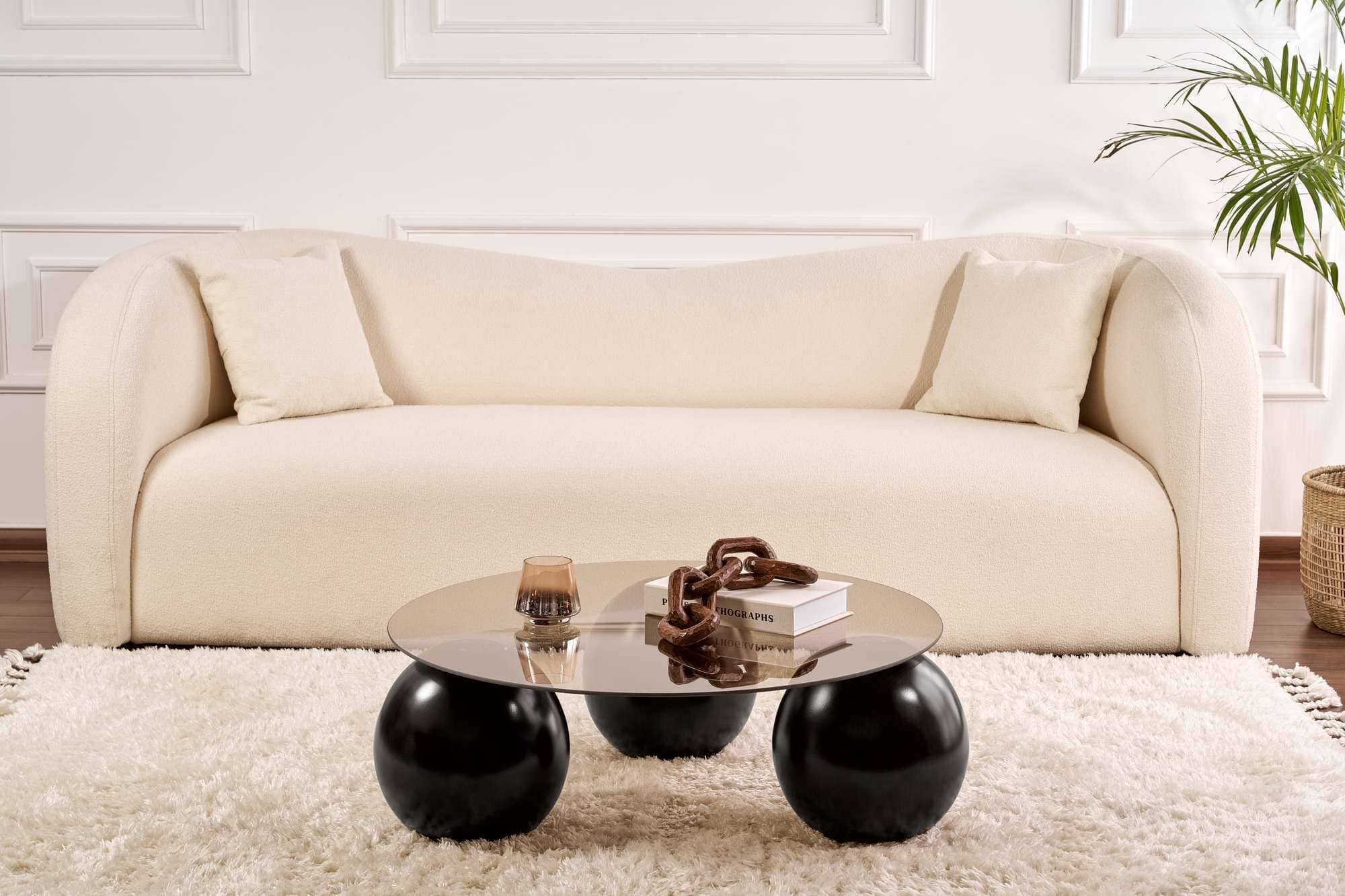 Miro - schwarz, grau - Couchtisch