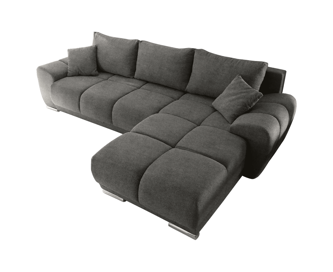 Ed Exciting Design Sofa Anton mit Schlaffunktion & Bettkasten in verschiedenen Farben erhältlich Luxus-Webstoff Flachgewebe beidseitig montierbar Ed Exciting Design Sofa Anton mit Schlaffunktion & Bettkasten in verschiedenen Farben erhältlich Luxus-Webstoff Flachgewebe beidseitig montierbar