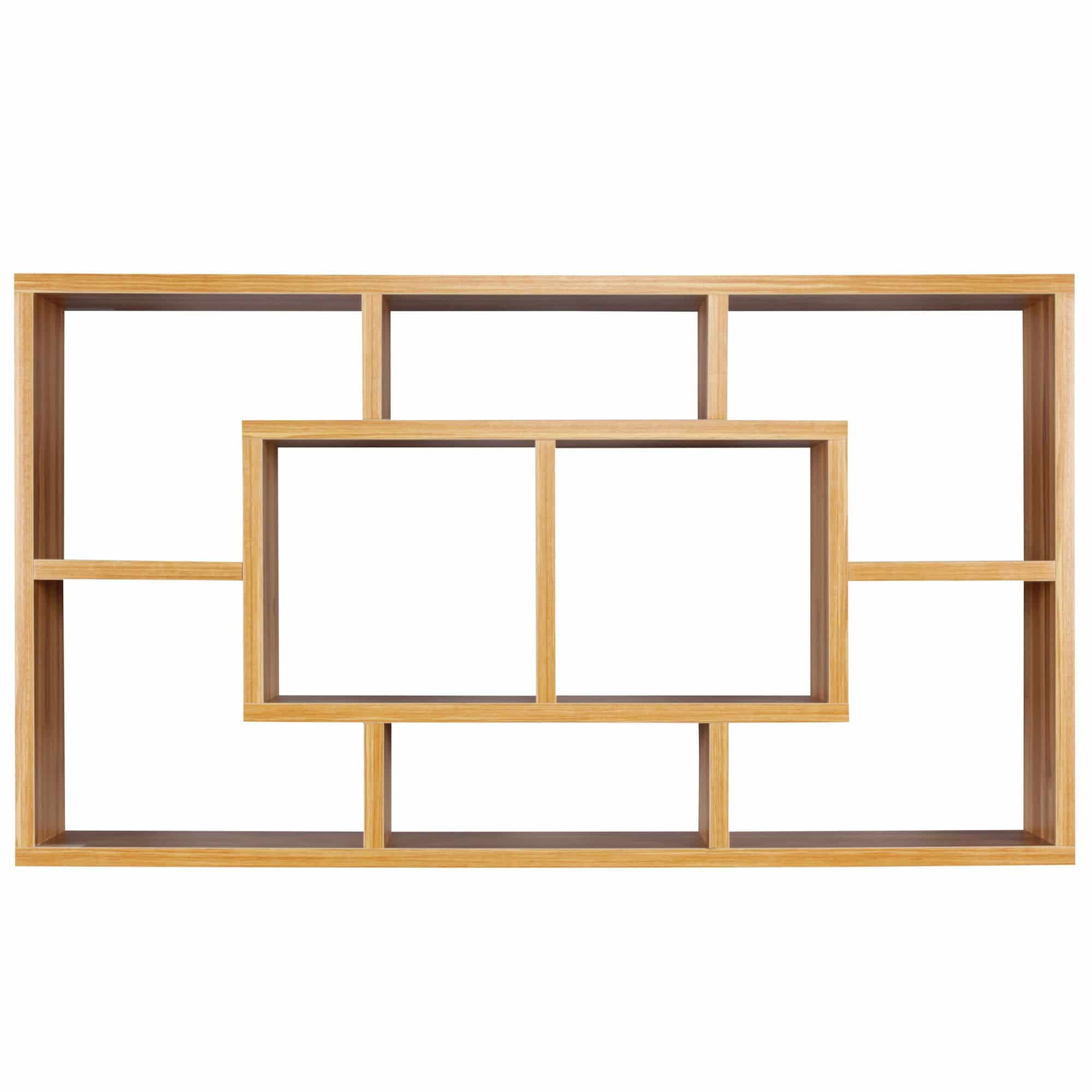 44699-WOHNLING-Wandregal-buche-WL5-169-WL5-169_2 Wandregal PAOLA buche 85 x 47,5 x 16 cm MDF-Holz Hängeregal modern