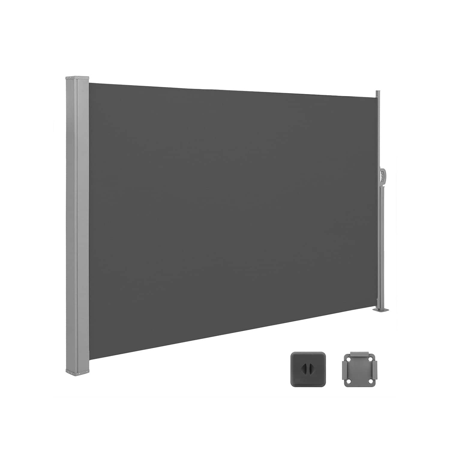Seitenmarkise ausziehbar 160 x 450 cm für Balkon