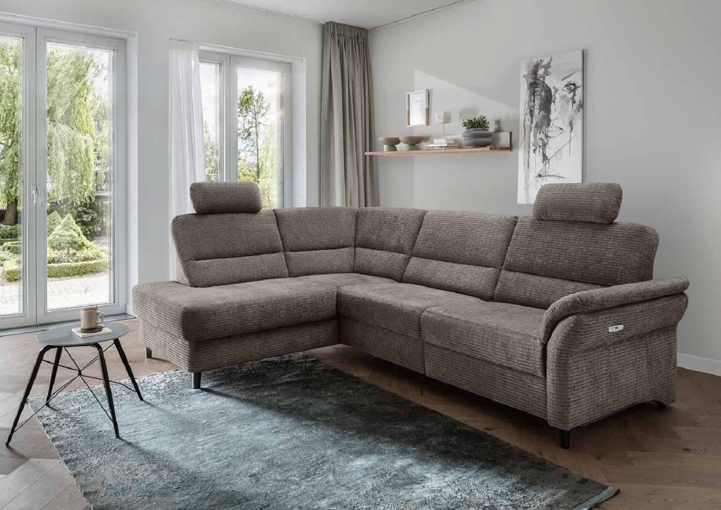 Das Ecksofa Cavoli mit elektronischer Relaxfunktion – Benformato