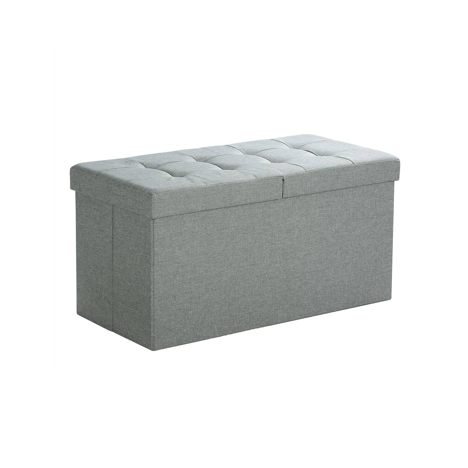 Sitztruhe 80 L Hellgrau meliert-LSF41G Sitztruhe 80 L Hellgrau meliert-LSF41G