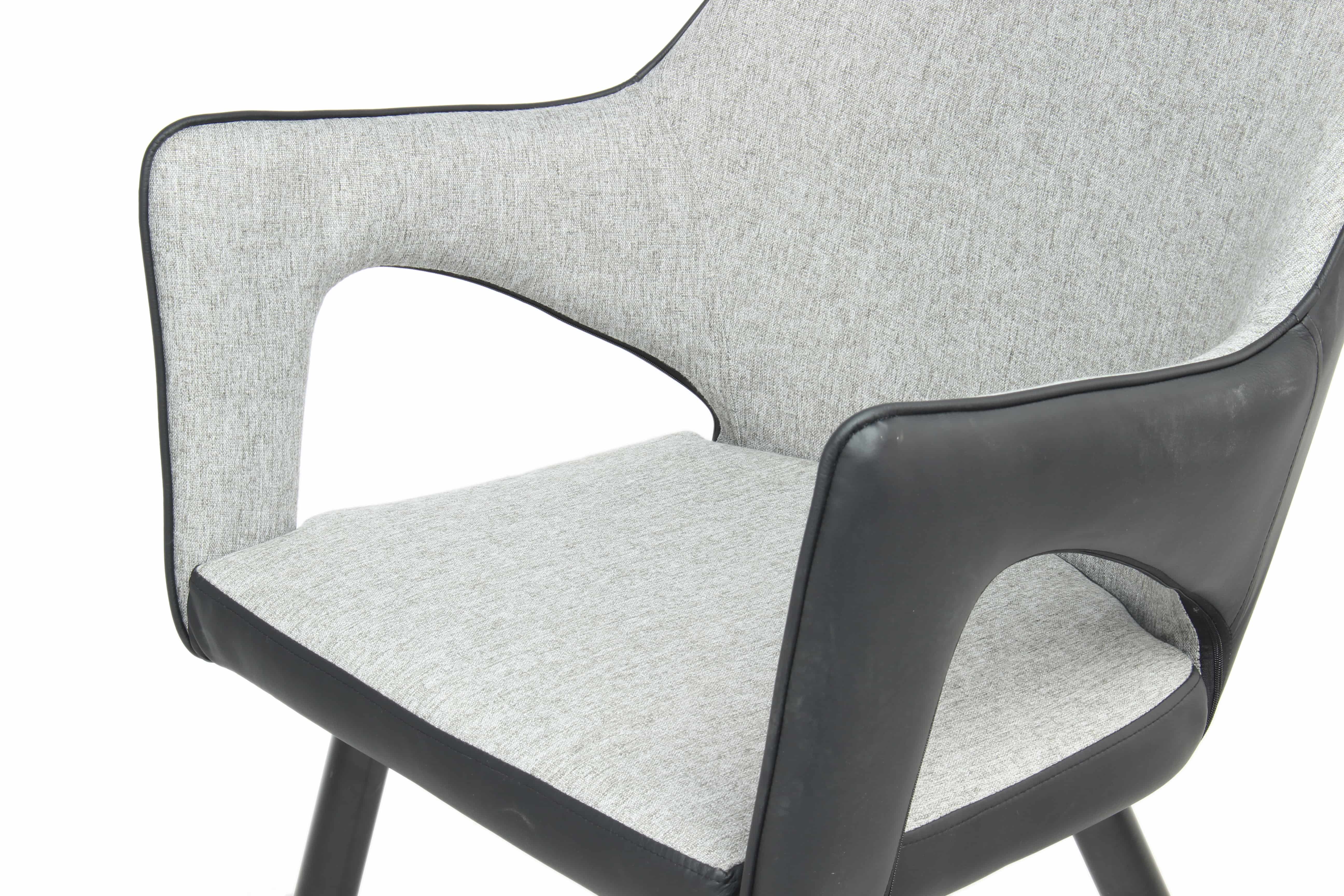 Stuhl Palina 110 2er-Set Grau