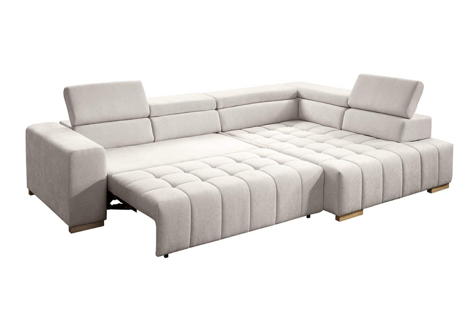 Sofa Elias von Exxpo mit Sitztiefenverstellung & Schlaffunktion