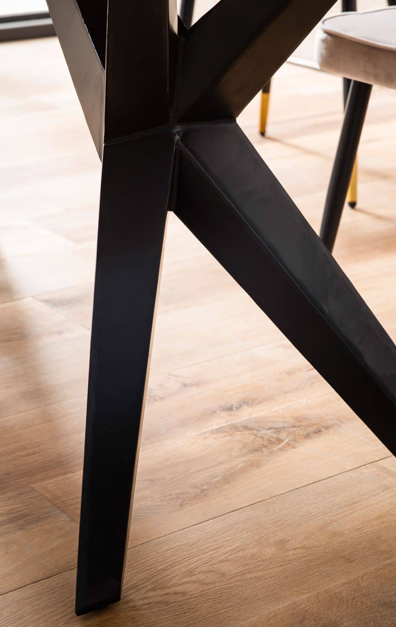 Schreibtisch 180x90x76 cm Akazie Massivholz Computertisch Loft-Style Schreibtisch 180x90x76 cm Akazie Massivholz Computertisch Loft-Style