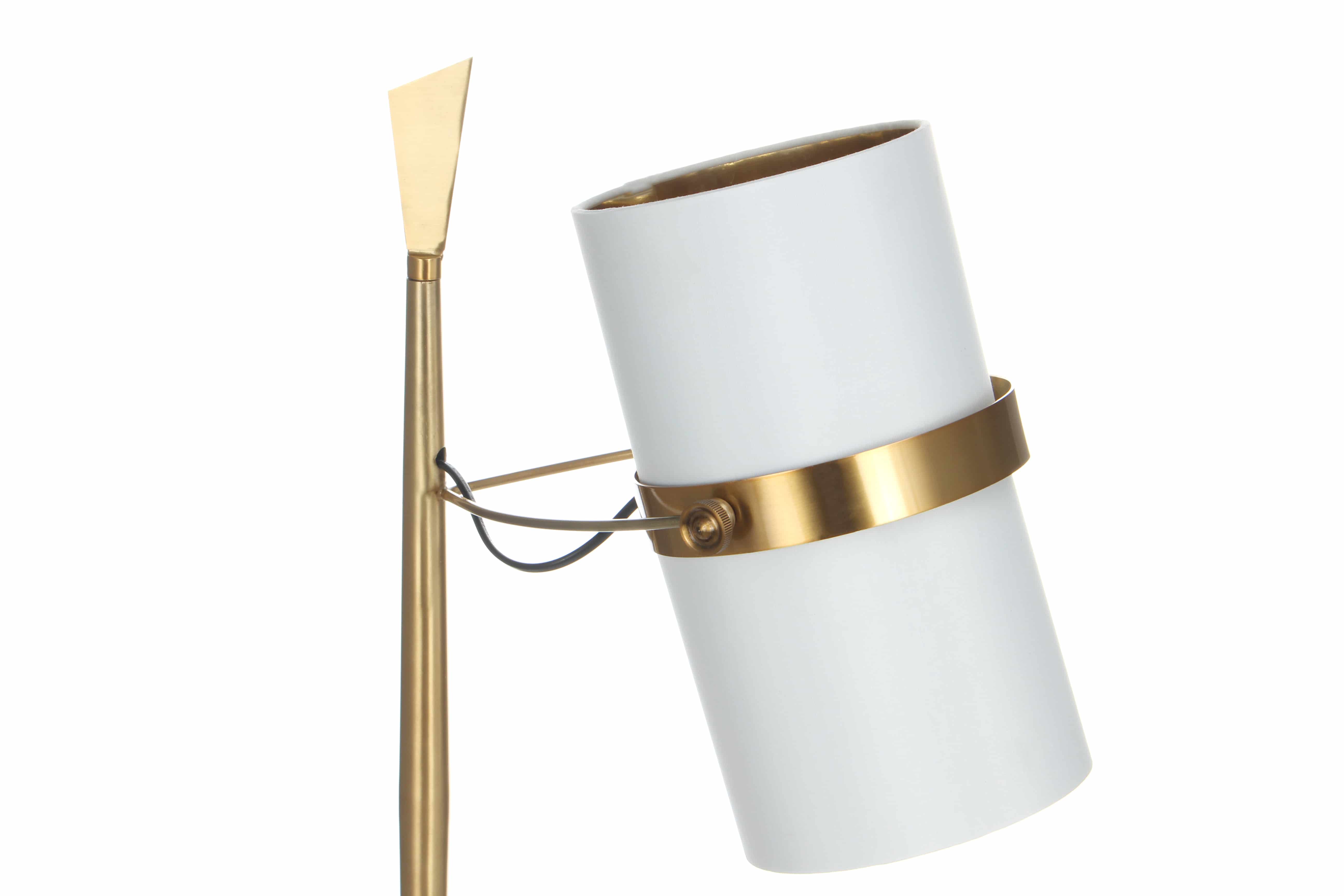 Tischlampe Novum 210 Weiß / Gold Tischlampe Novum 210 Weiß / Gold