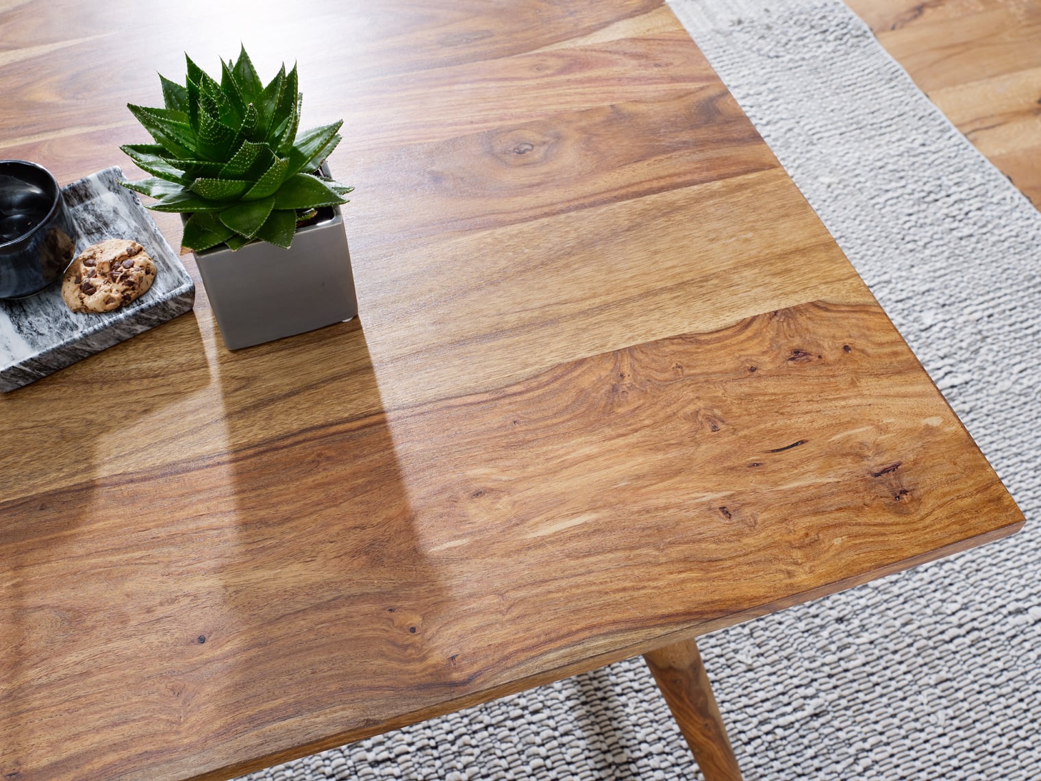 41906-WOHNLING-Esszimmertisch-REPA-80-x-80-x-76-c_4 Esszimmertisch REPA 80 x 80 x 76 cm Sheesham rustikal Massiv-Holz