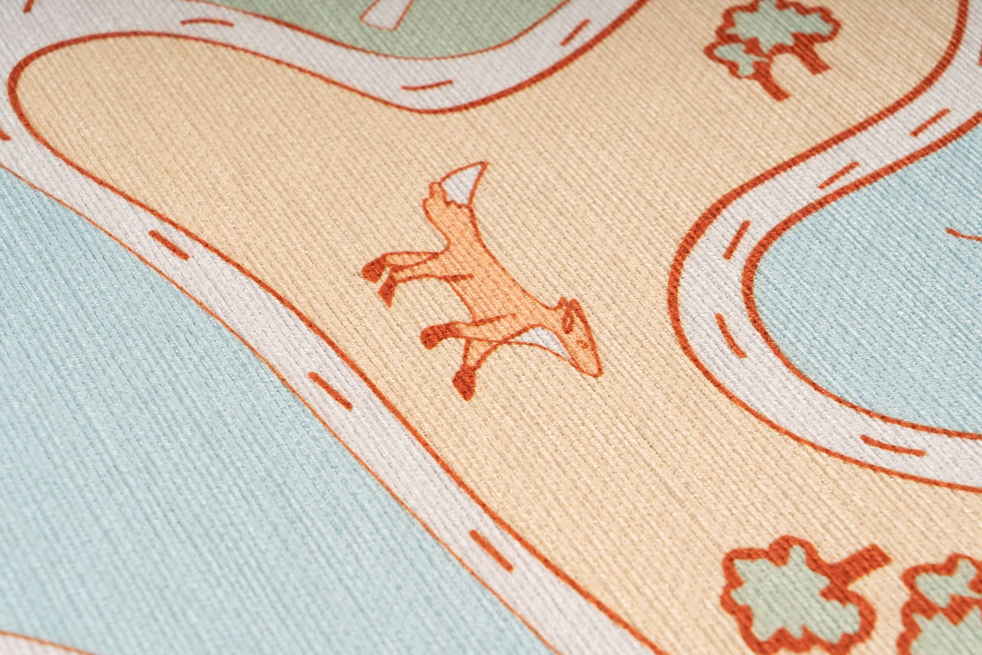 Teppich Bambini 200 Multi Ø 160cm RUND | Kinderteppich | Flachflor