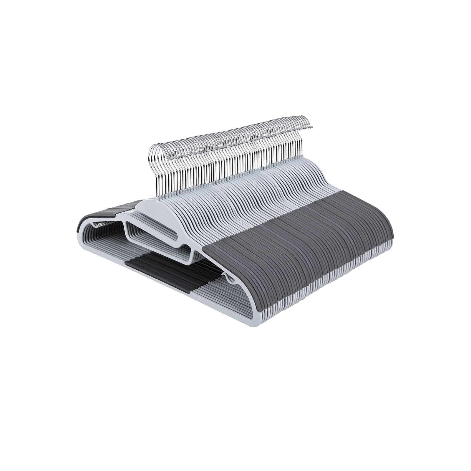 Kleiderbügel 20 Stück Grau Kunststoff-B34CRP41G Kleiderbügel 20 Stück Grau Kunststoff-B34CRP41G