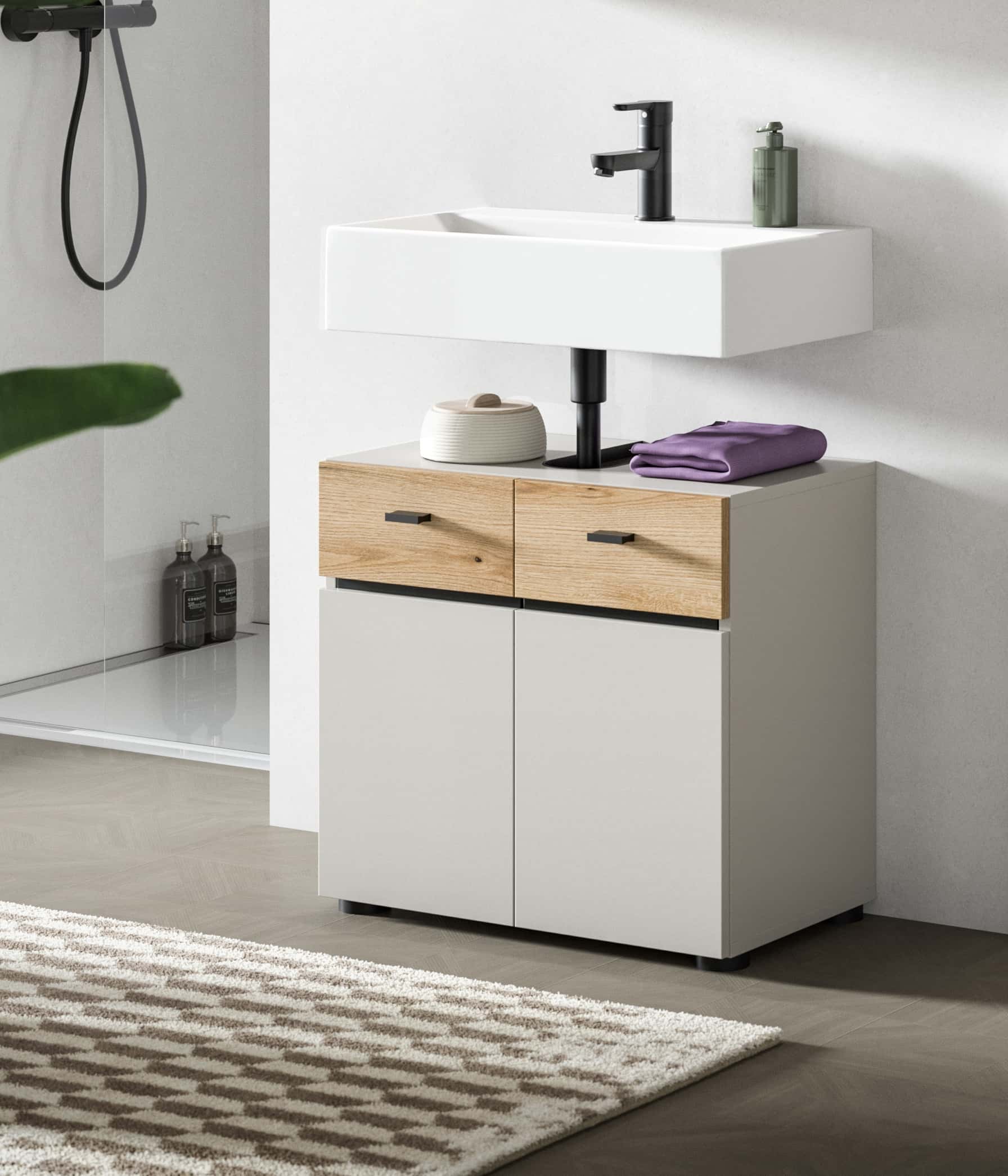 Aqua Waschbeckenunterschrank