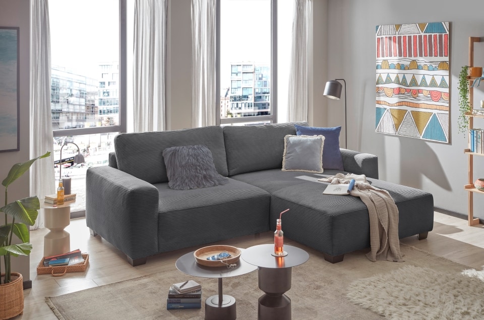 Elba-1S-URC_Zoom-21-ash_Milieu Ash Eleganz: Entdecken Sie das ED Exciting Ecksofa Elba in ansprechendem Design