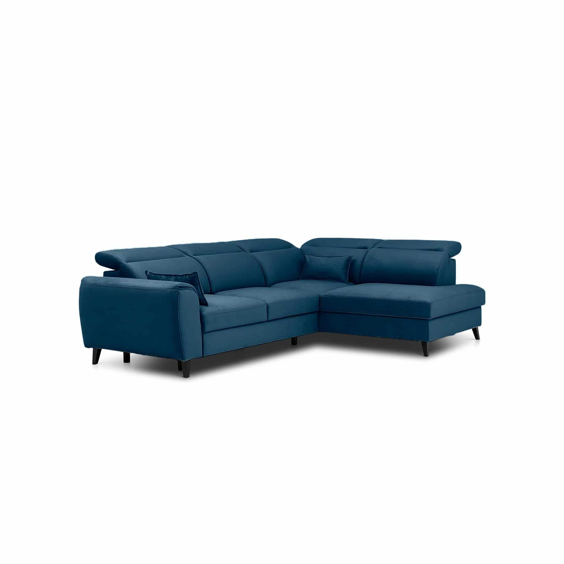Ecksofa Noble mit Schlaffunktion, Bettkasten und Nube-Bezug Ecksofa Noble mit Schlaffunktion, Bettkasten und Nube-Bezug