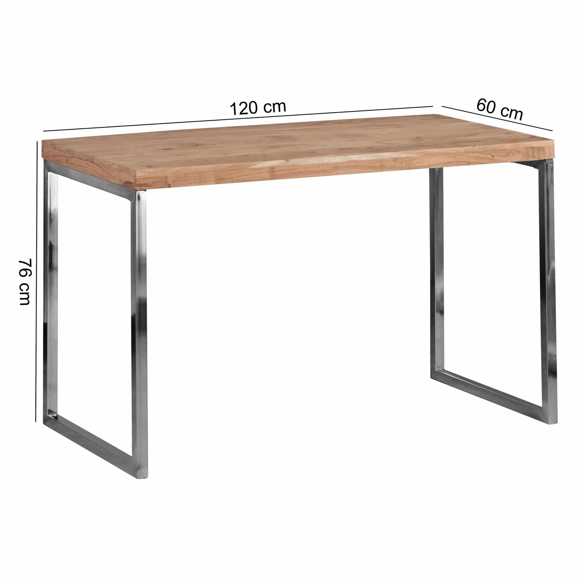 40411-WOHNLING-Schreibtisch-GUNA-Massivholz-Akazi_2 Schreibtisch GUNA Massivholz Akazie