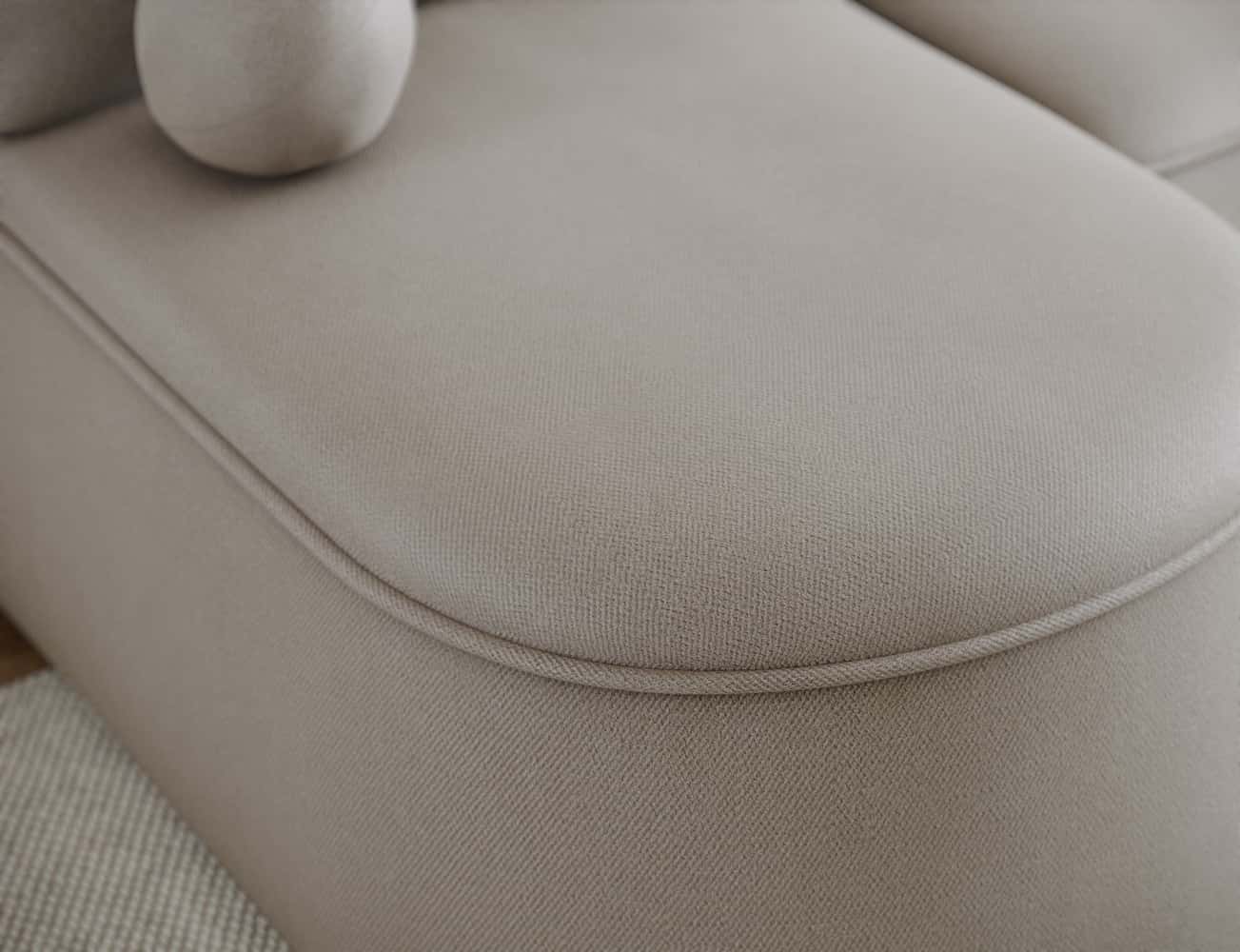 Ecksofa Livosa Beige mit Schlaffunktion & Bettkasten | Eltap | Sola Ecksofa Livosa Beige mit Schlaffunktion & Bettkasten | Eltap | Sola
