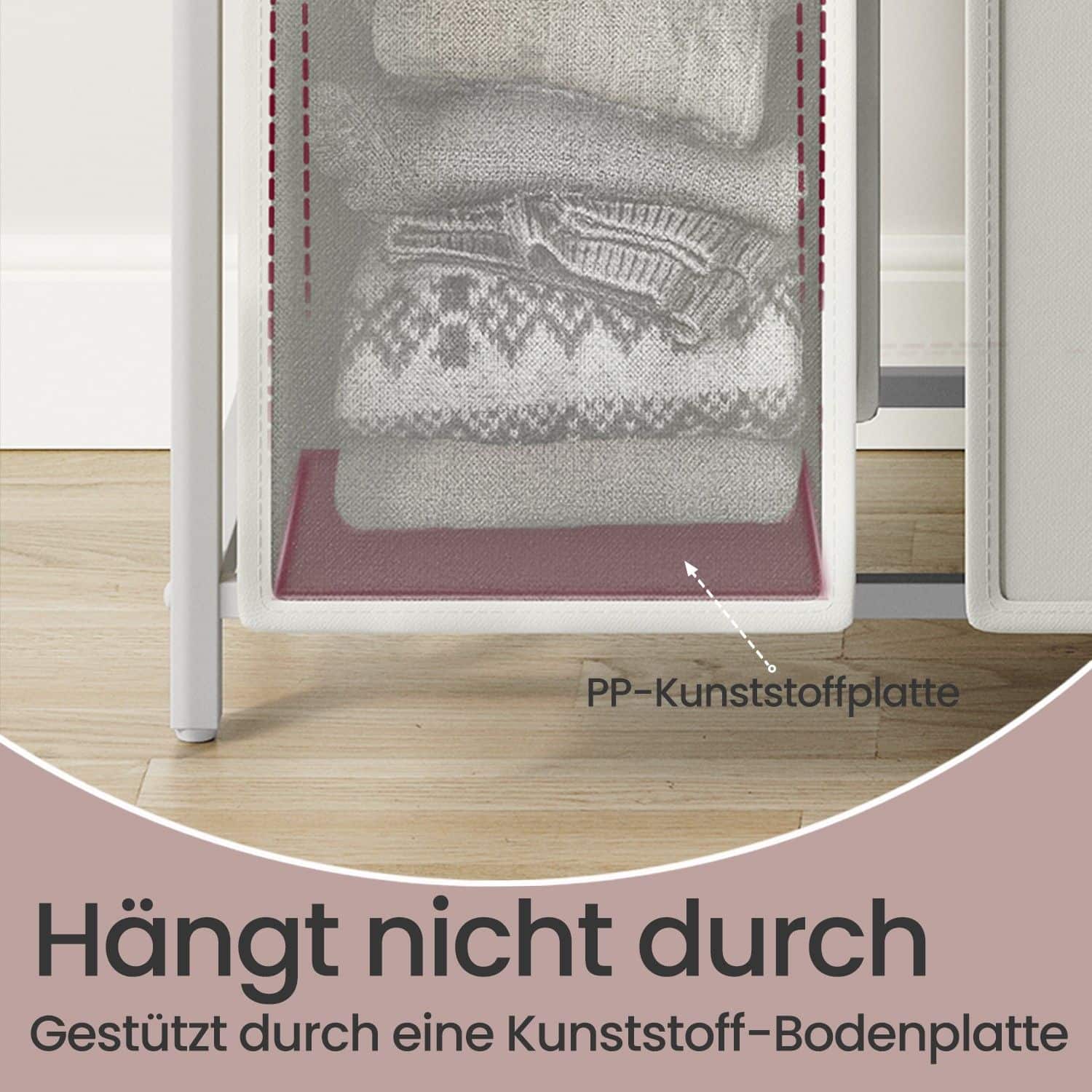 Wäschekorb 3 Fächer, Wäschesammler mit Ablage, Wäschebox Wäschekorb 3 Fächer, Wäschesammler mit Ablage, Wäschebox