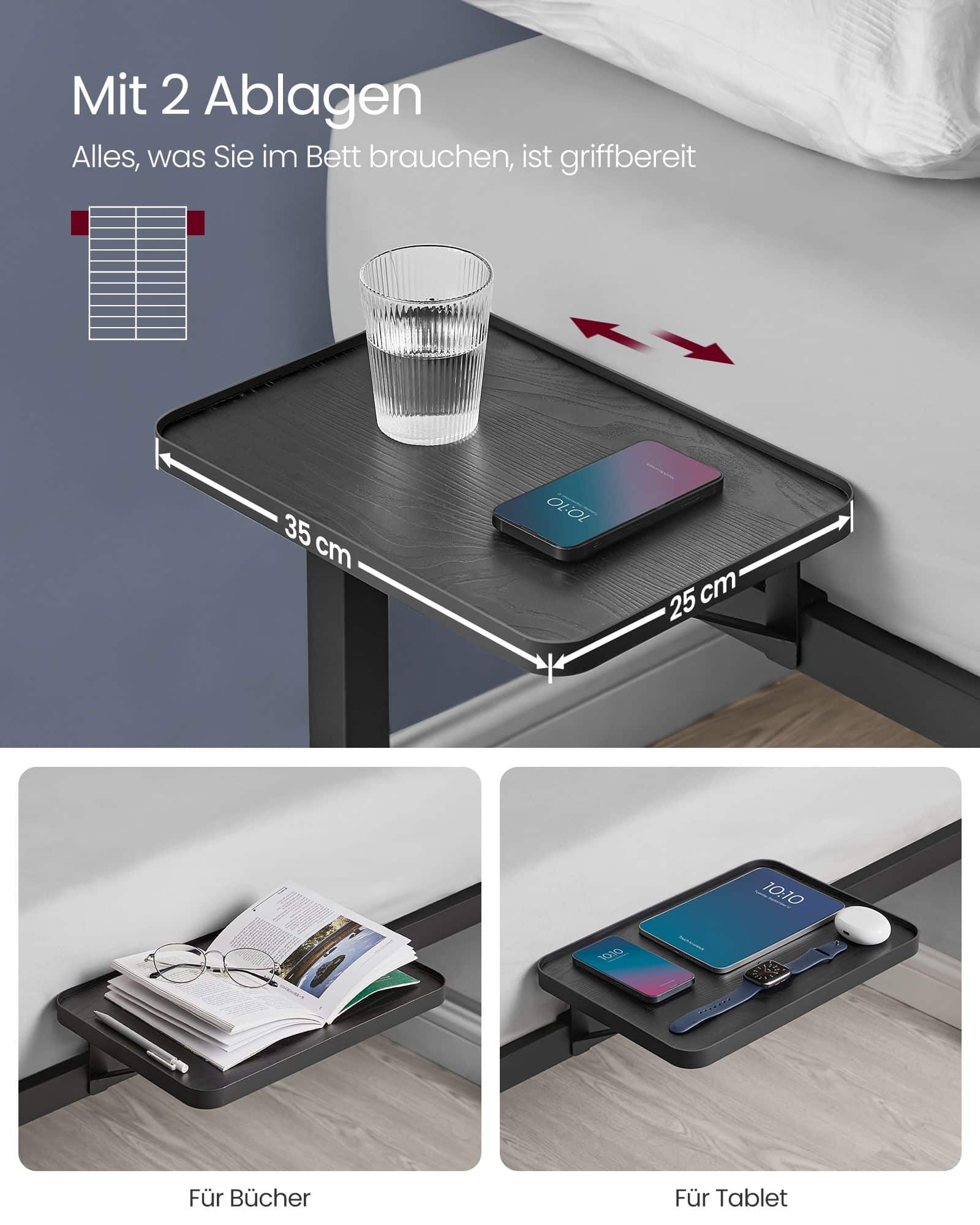 Bettgestell, Bettrahmen, Bettgestell aus Metall