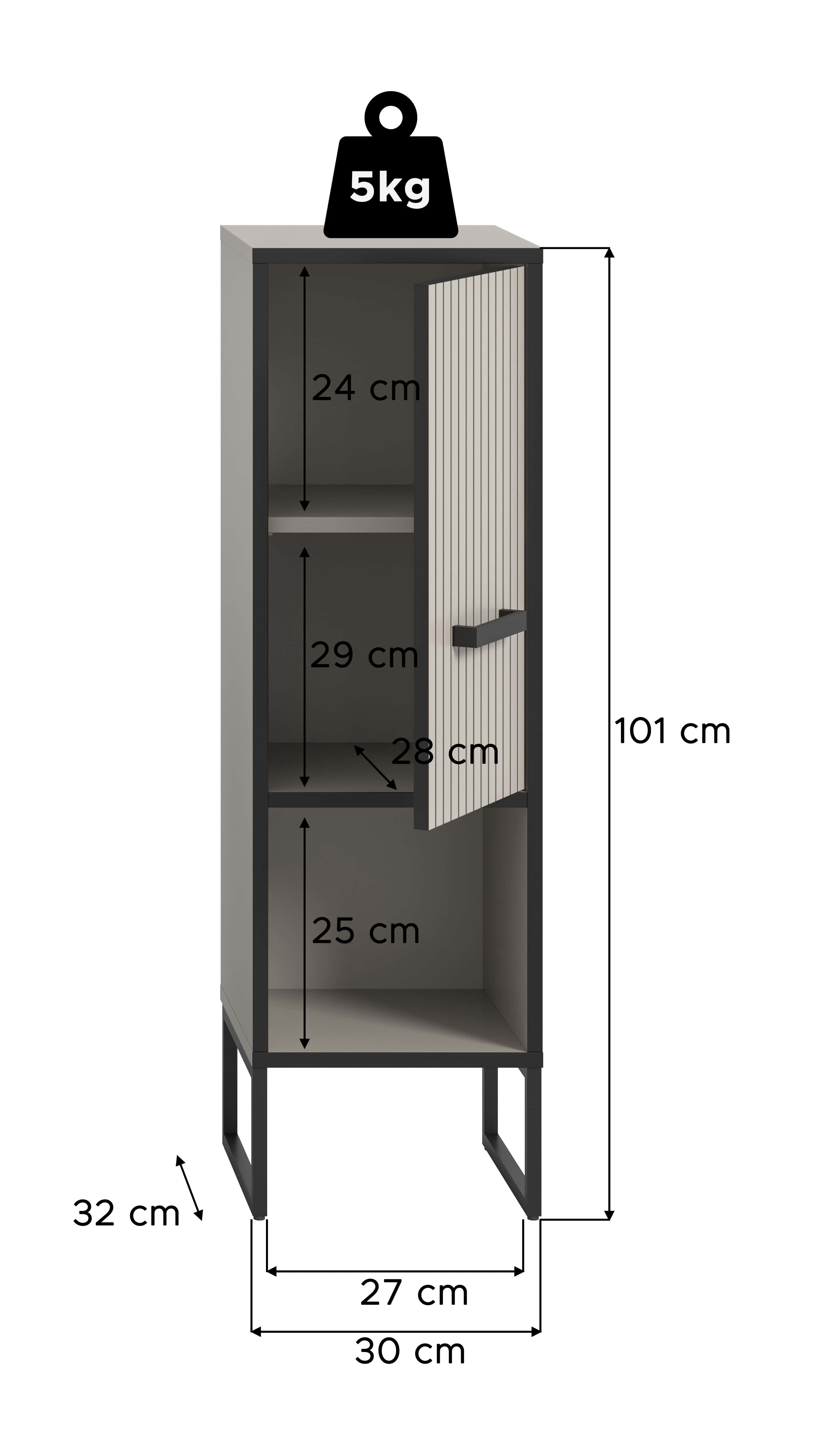 Bagno Standschrank Bagno Standschrank