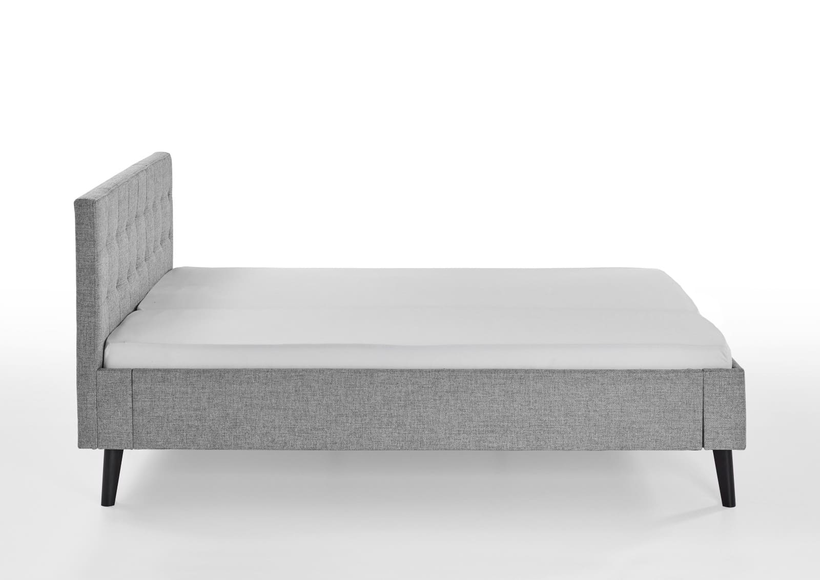 Polsterbett Empire by Meise – Modernes Designerbett in Grau , Mikrofaserbezug, wählbare Größe 140x200 cm , stabiles Bettgestell ohne Lattenrost & Matratze Polsterbett Empire by Meise – Modernes Designerbett in Grau , Mikrofaserbezug, wählbare Größe 140x200 cm , stabiles Bettgestell ohne Lattenrost & Matratze