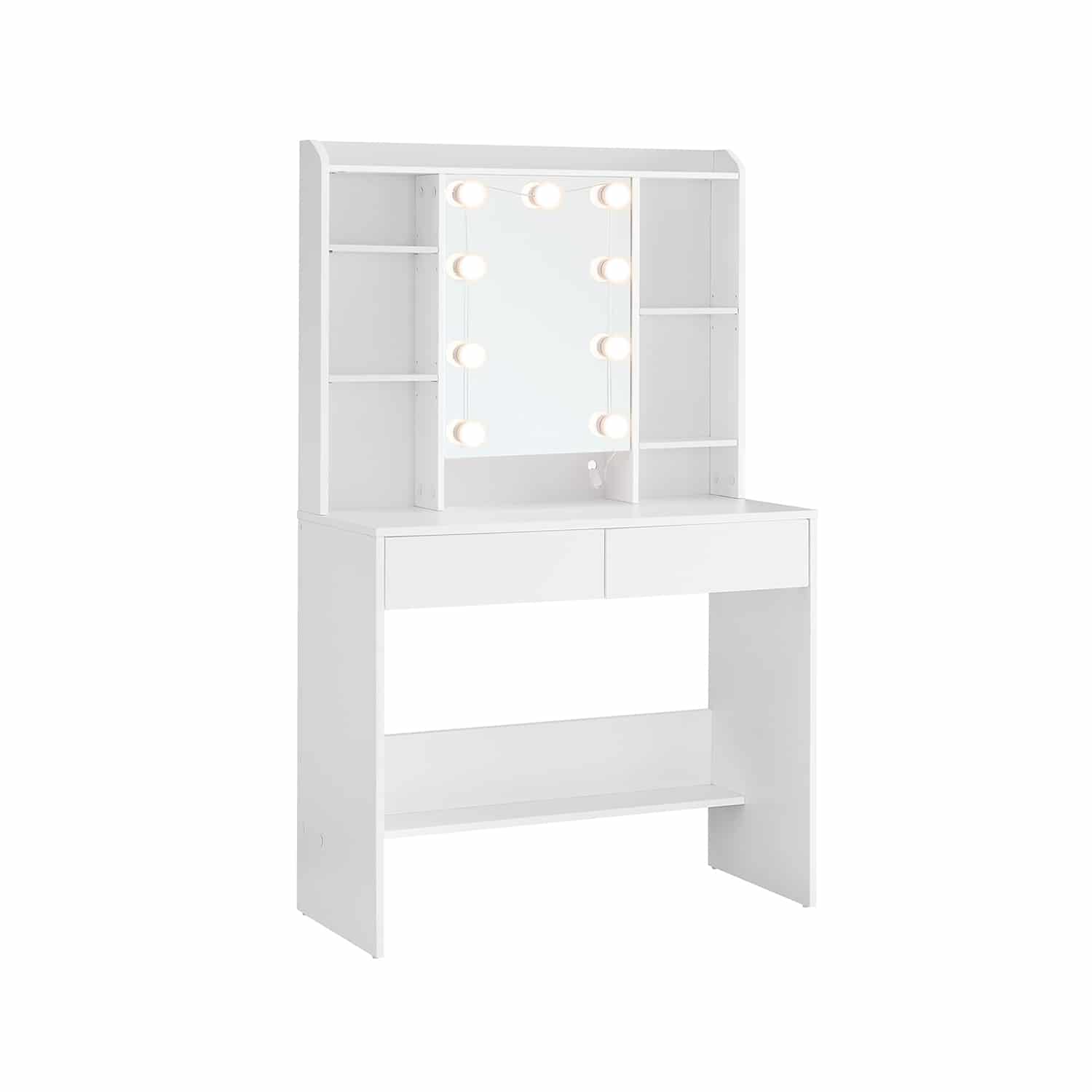 Schminktisch mit Spiegel und Schubladen modern Schminktisch mit Spiegel und Schubladen modern