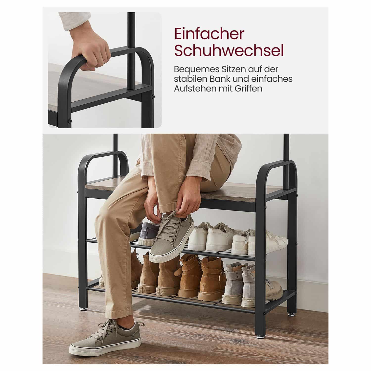 Garderobenständer mit 9 Haken Garderobenständer mit 9 Haken