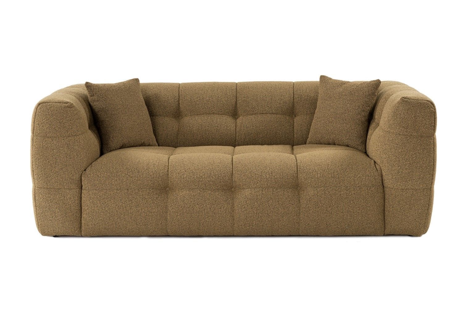 Sofa Cady 2-Sitzer Khaki – Mikrofaser Flock Sofa Cady 2-Sitzer Khaki – Mikrofaser Flock