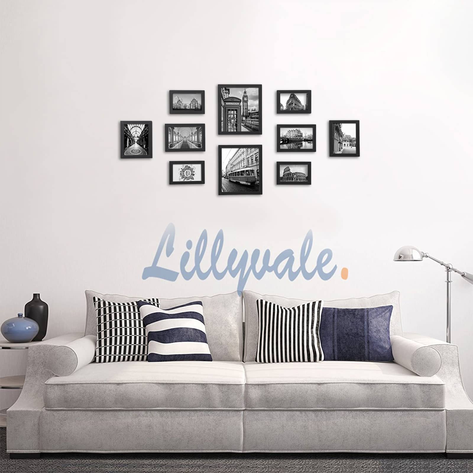 Bilderrahmen 10er Set Schwarz-B34RPF310H Bilderrahmen 10er Set Schwarz-B34RPF310H