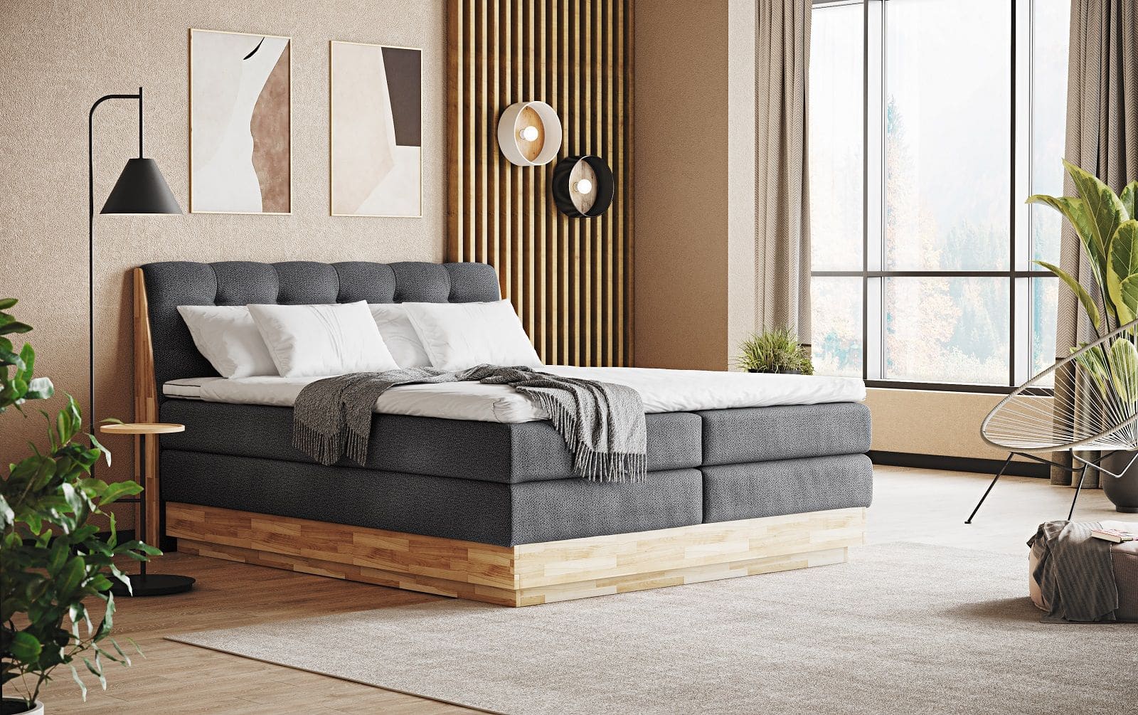 Boxspringbett Melissa Orlando – Cotta Premium Komfort Boxspringbett Melissa Orlando – Cotta Premium Komfort