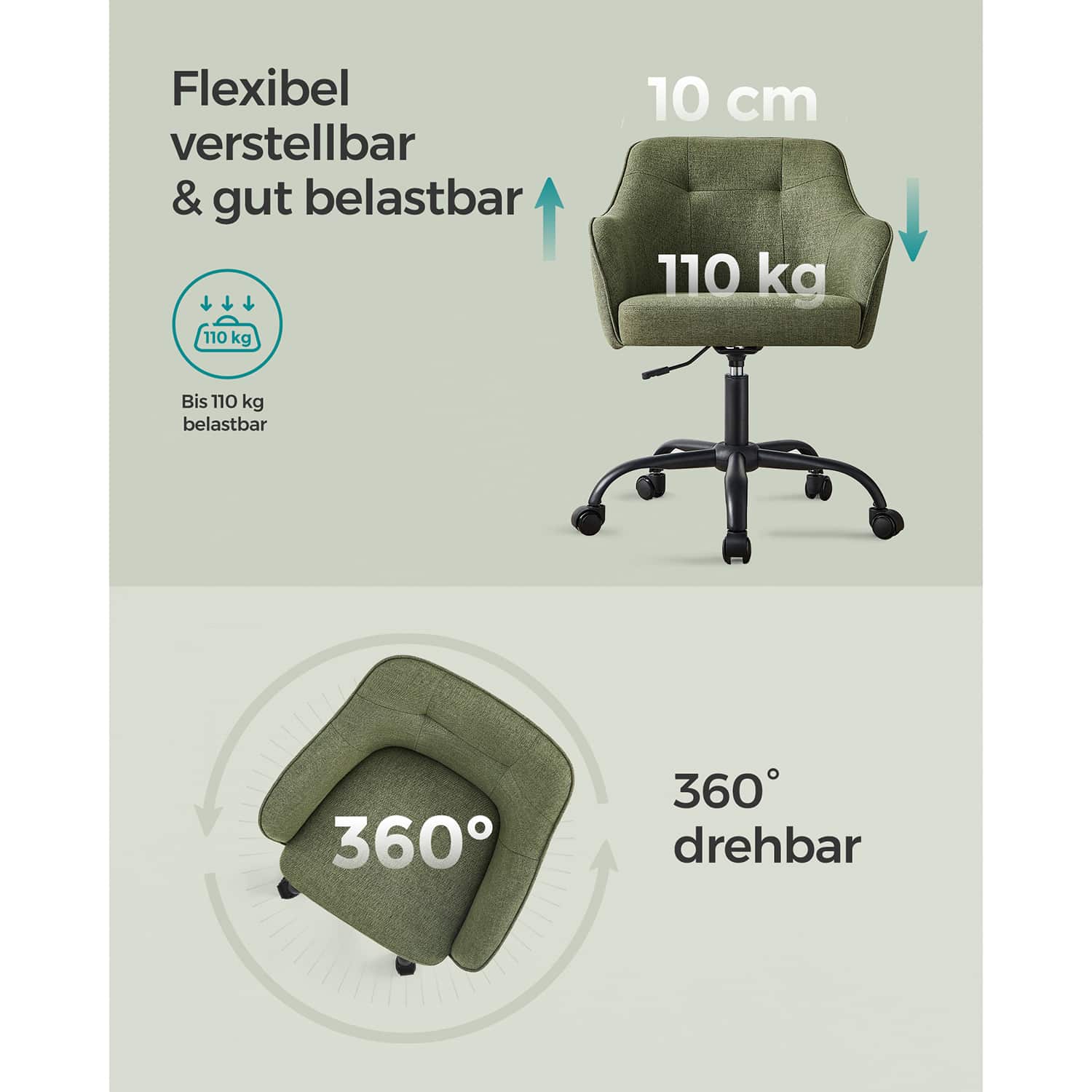 Homeoffice Stuhl grün-B34OBG019C01 Homeoffice Stuhl grün-B34OBG019C01