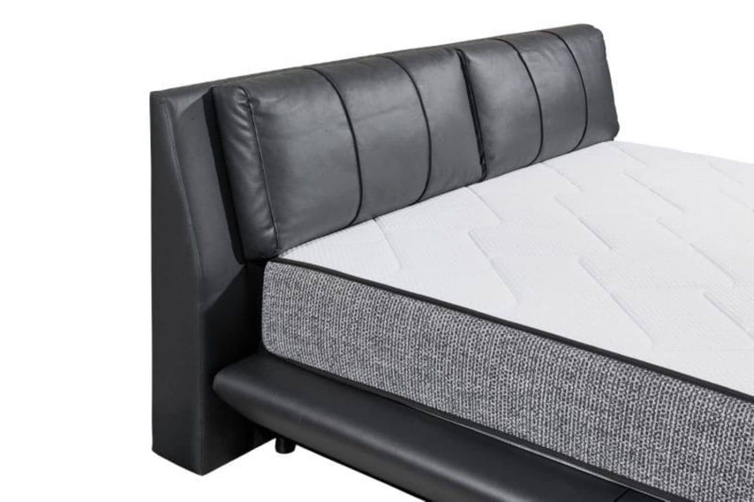 ED Exciting Design Boxbett Midnight 180x200 Schwarz | Nube Kunstleder ED Exciting Design Boxbett Midnight 180x200 Schwarz | Nube Kunstleder