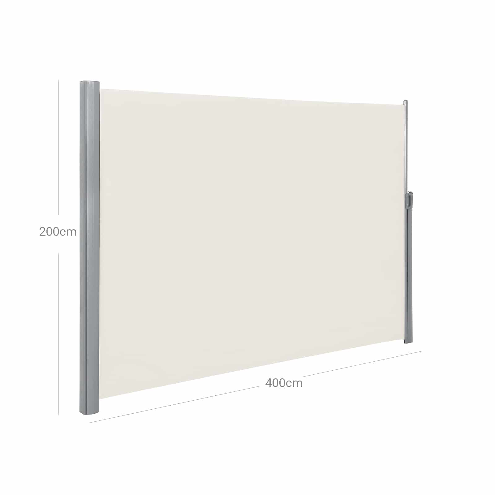 Seitenmarkise ausziehbar beige-B34GSA204E01 Seitenmarkise ausziehbar beige-B34GSA204E01