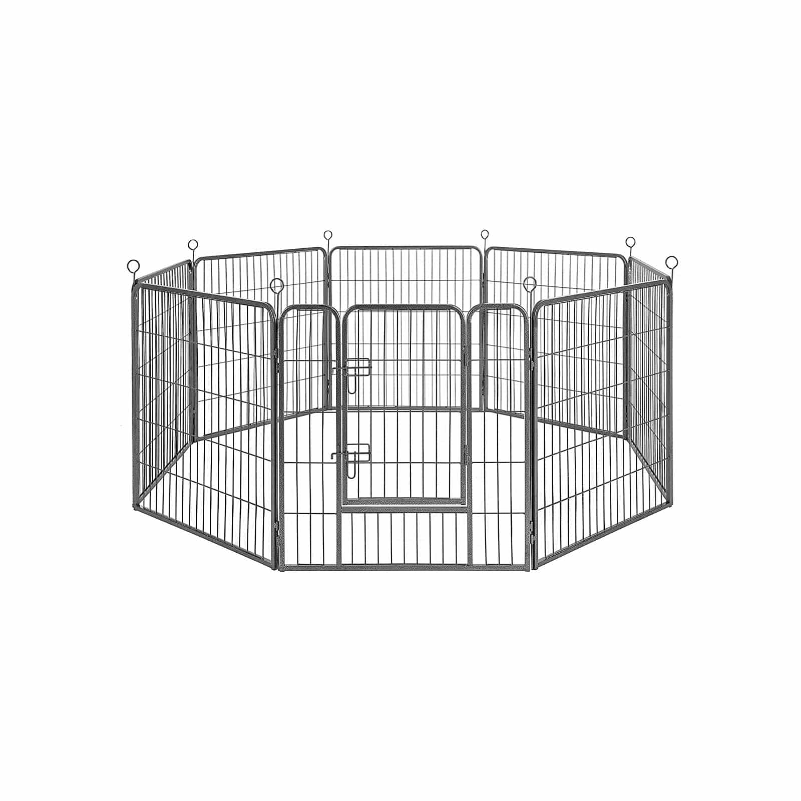 Welpenauslauf mit 8 Gitterplatten-B34PPK88G Welpenauslauf mit 8 Gitterplatten-B34PPK88G
