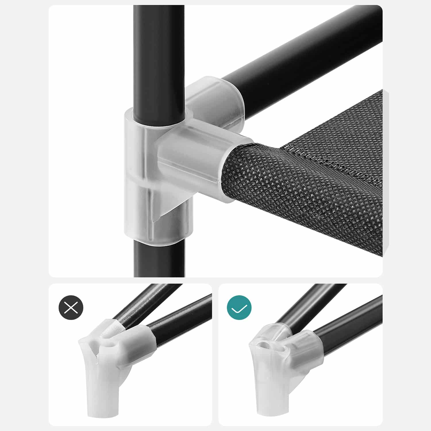 Stoffschrank mit 4 Seitentaschen-RYG094B02